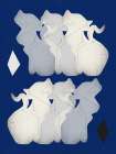 Cats Like Diamond Art Print