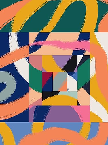Boxes Of Ribbons Art Print