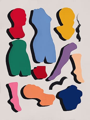 Sculptures of Mannequin Minimalist Print