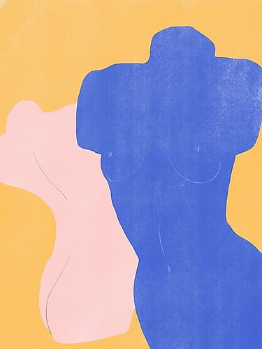 Mannequin Composition Minimalist Print