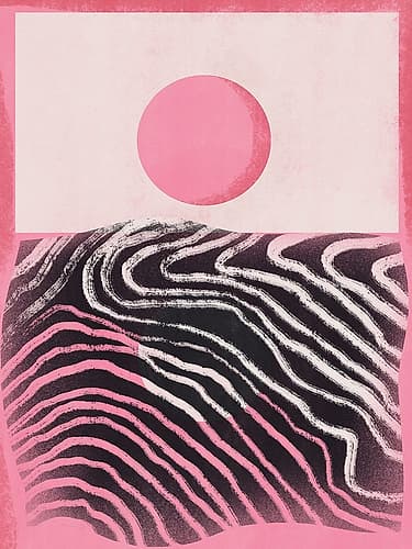 Moon Reflection Art Print