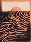 Sunset Cut Out Art Print