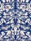 Blue Symmetry With Tie Dye Art Print