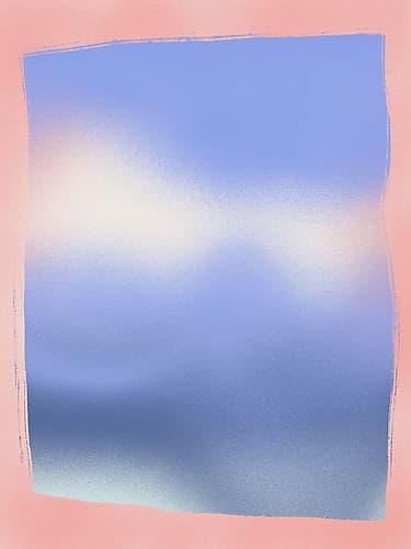 Clouds From The Window Minimalist Print