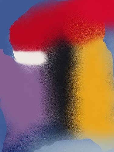 Color Sprays Abstract Art Print