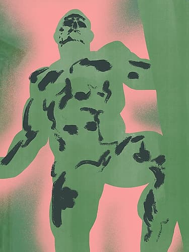 Green Titan Art Print