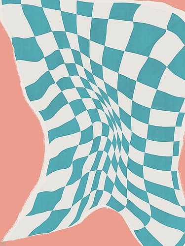 Line Drying Fabric In The Wind Art Print