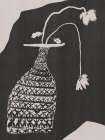 Monochrome Vase Still Life Art Print