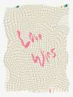 Text and Checkers Love Wins Art Print