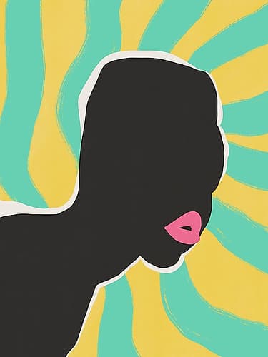 Anonymous Portrait In Summer Fashion Print