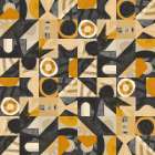 Mid Century Grid Pattern Eight Art Print
