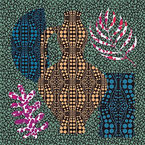 Mosaic Bohemian Composition Art Print