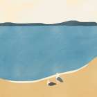 Seagull Couple Art Print