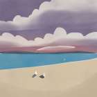 Three Seagulls Art Print