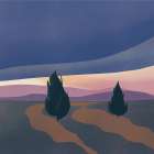 Heavy Evening Cloud Art Print