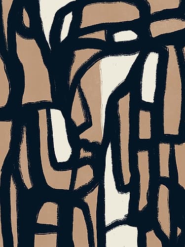 Bold Line Composition 11 Minimalist Print