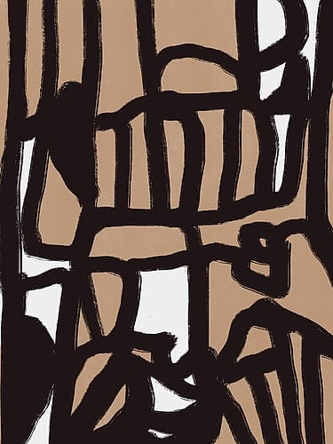 Bold Line Composition 12 Minimalist Print