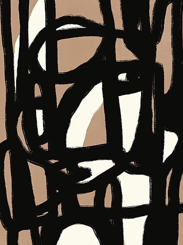 Bold Line Composition Abstract Art Print