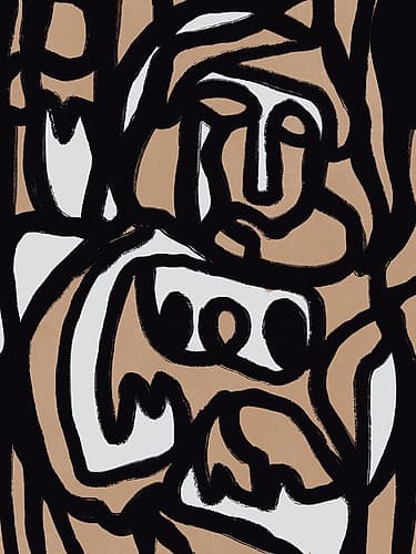 Bold Line Composition 03 Art Print