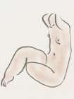 Pastel nude 02 Art Print