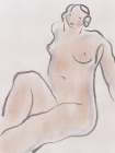Pastel nude 03 Art Print