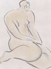Pastel nude 04 Art Print