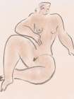Pastel Nude 05 Art Print