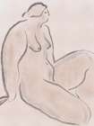 Pastel Nude 06 Art Print