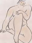 Pastel Nude 07 Art Print