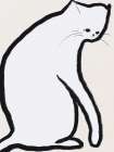 White Cat Art Print