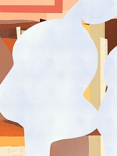 Cut Out Abstract 02 Art Print