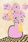Pink Vase Art Print
