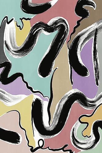 Ink And Colors Minimalist Print