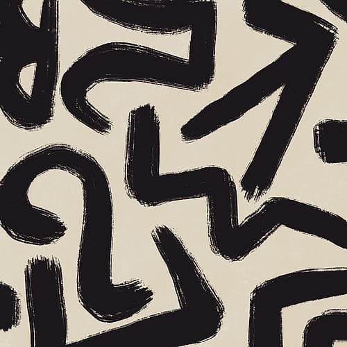 Line Art Abstract 05 Minimalist Print