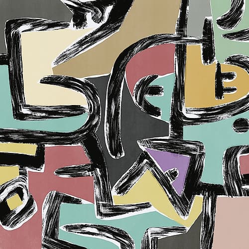 Ink And Colors 05 Art Print