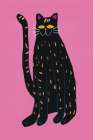 Black Cat Art Print