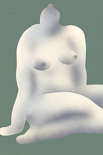 Color Nude 08 Abstract Art Print
