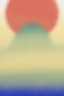 Sunrise Behind The Mountain Art Print