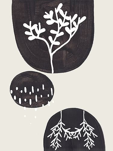 Ink Motif 1 Art Print