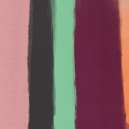 Color stripe arrangement 02 Minimalist Print
