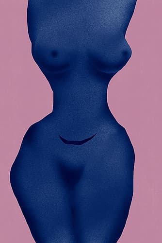 Color Nude 16 Minimalist Print