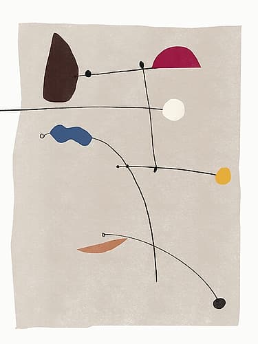 Charms Composition 03 Minimalist Print