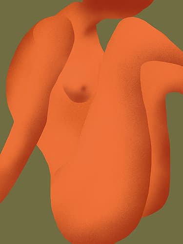 Color nude 18 Figurative Print