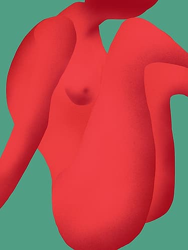 Color Nude 19 Figurative Print