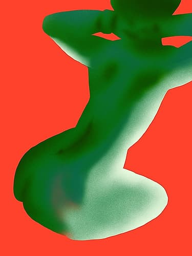 Color nude 20 Art Print