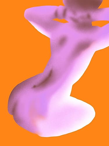 Color Nude 21 Art Print
