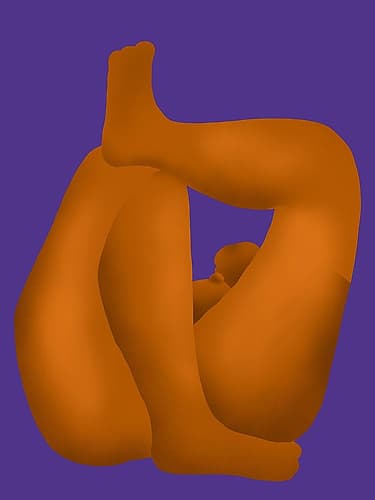 Color nude 23 Art Print