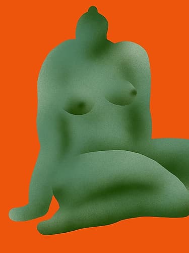 Color nude 26 Minimalist Print