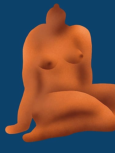 Color nude 27 Figurative Print