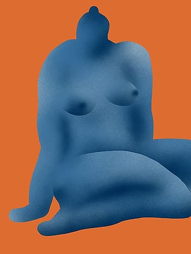 Color nude 28 Figurative Print